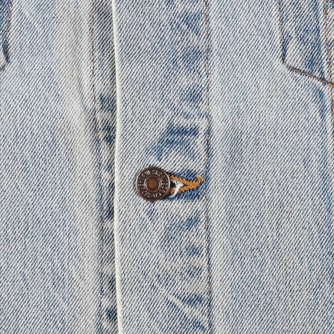 90'S Levi's 70507-0389 denim jacket, denim jacket, made in USA, men's size M, vintage cotton blue type Vintage Second Hand