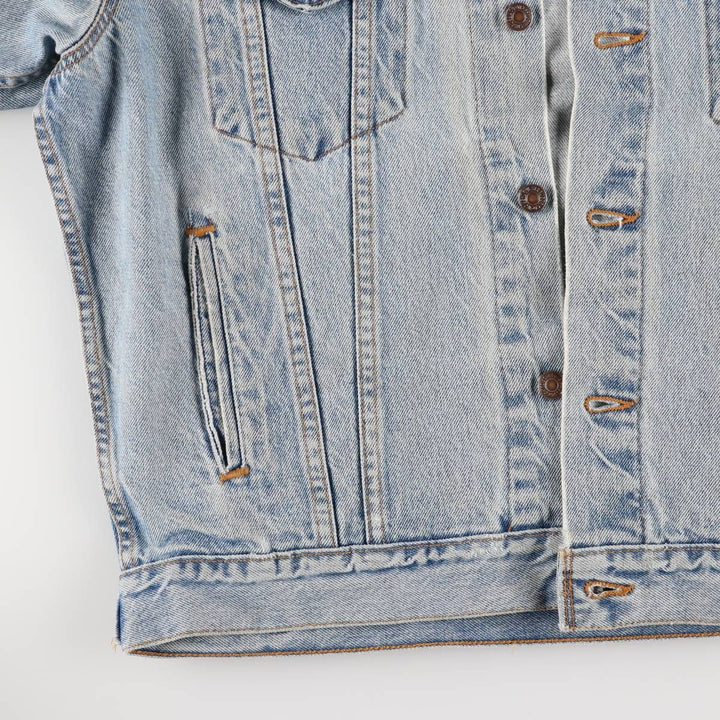 90'S Levi's 70507-0389 denim jacket, denim jacket, made in USA, men's size M, vintage cotton blue type Vintage Second Hand