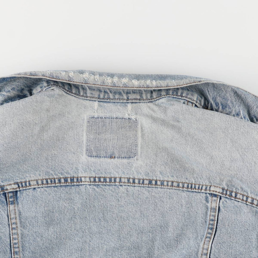 90'S Levi's 70507-0389 denim jacket, denim jacket, made in USA, men's size M, vintage cotton blue type Vintage Second Hand