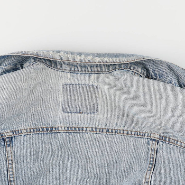 90'S Levi's 70507-0389 denim jacket, denim jacket, made in USA, men's size M, vintage cotton blue type Vintage Second Hand
