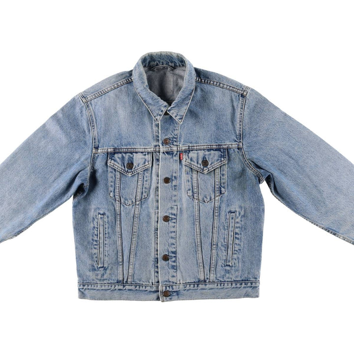 90'S Levi's 70503-0216 denim jacket, denim jacket, men's size M, vintage cotton blue type Vintage Second Hand