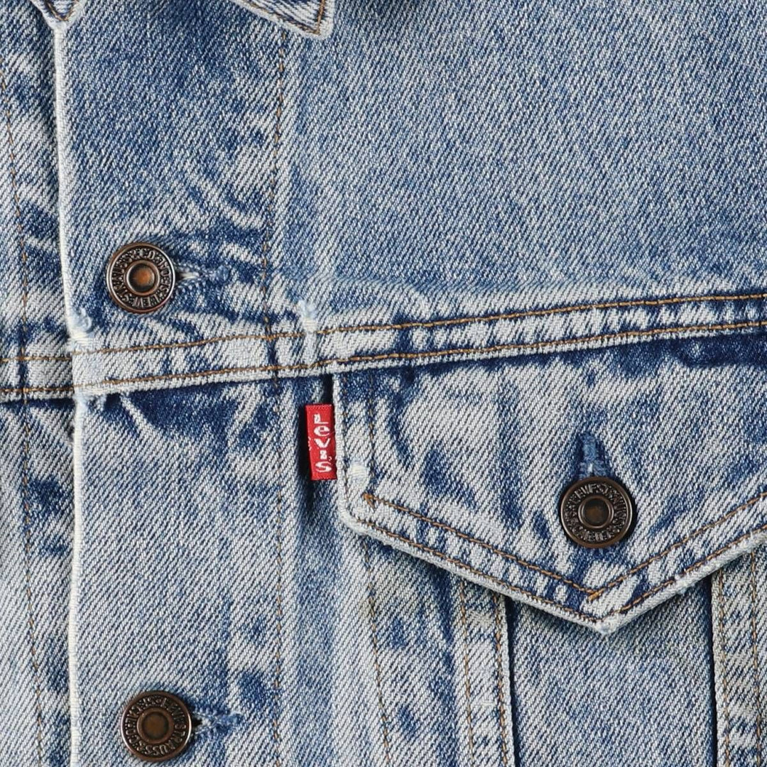90'S Levi's 70503-0216 denim jacket, denim jacket, men's size M, vintage cotton blue type Vintage Second Hand