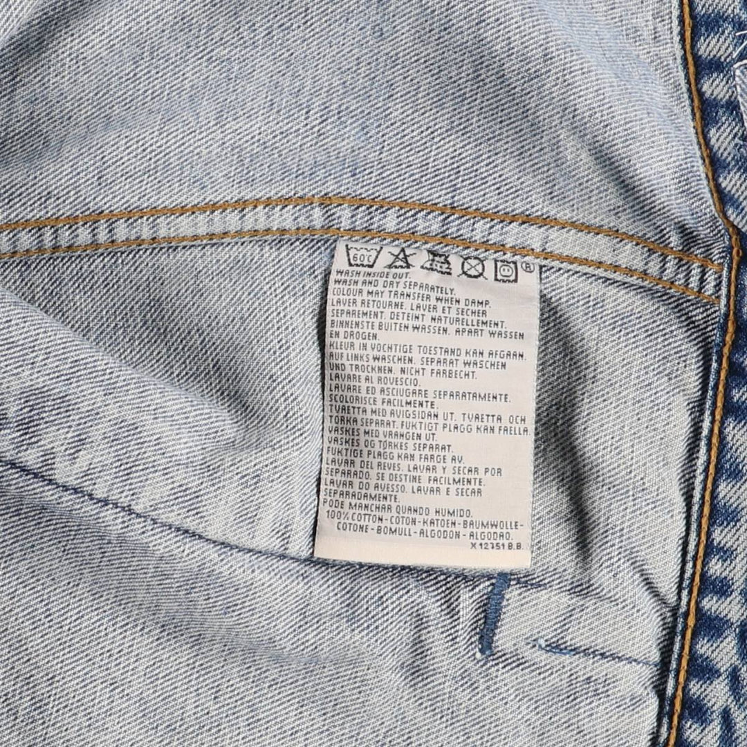 90'S Levi's 70503-0216 denim jacket, denim jacket, men's size M, vintage cotton blue type Vintage Second Hand
