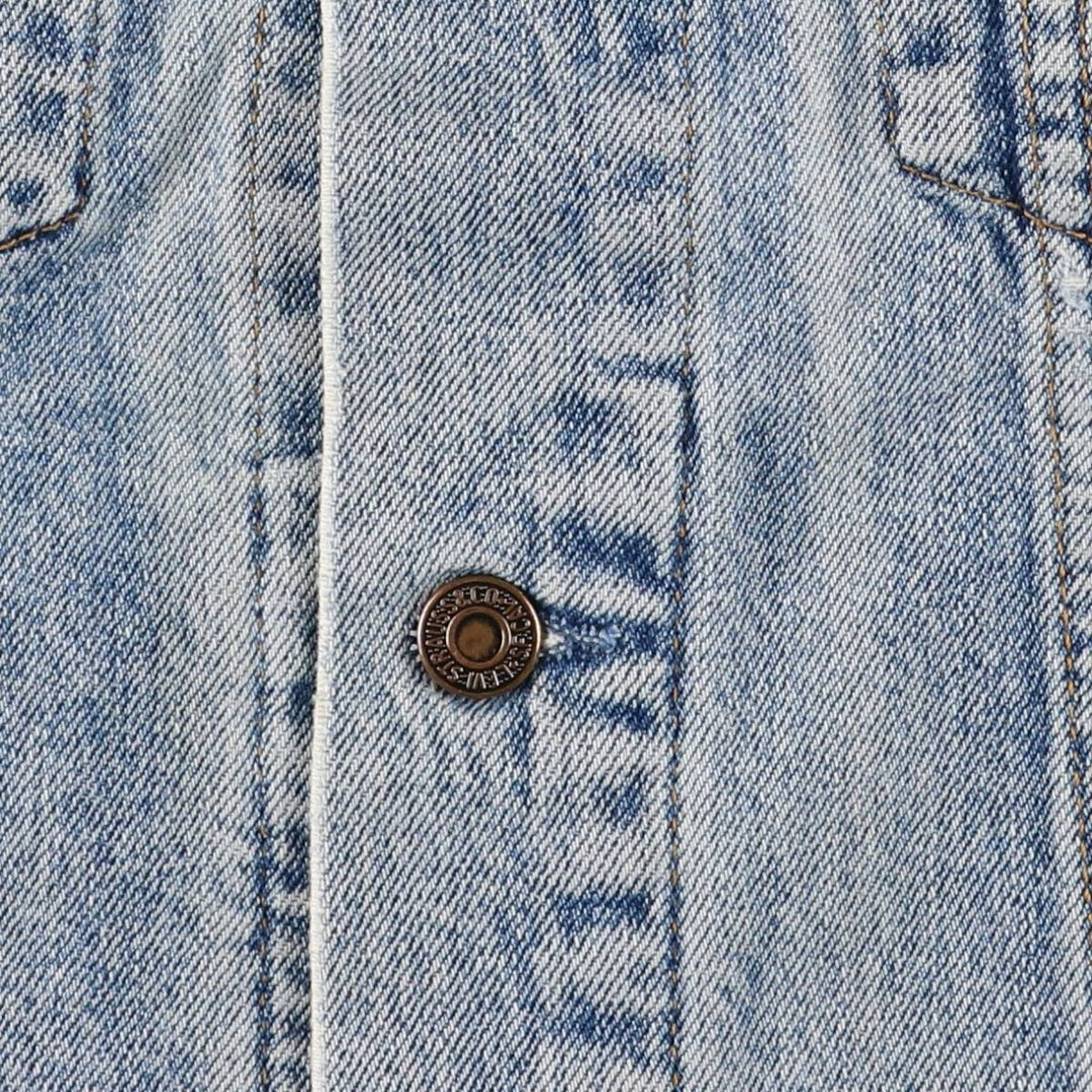 90'S Levi's 70503-0216 denim jacket, denim jacket, men's size M, vintage cotton blue type Vintage Second Hand