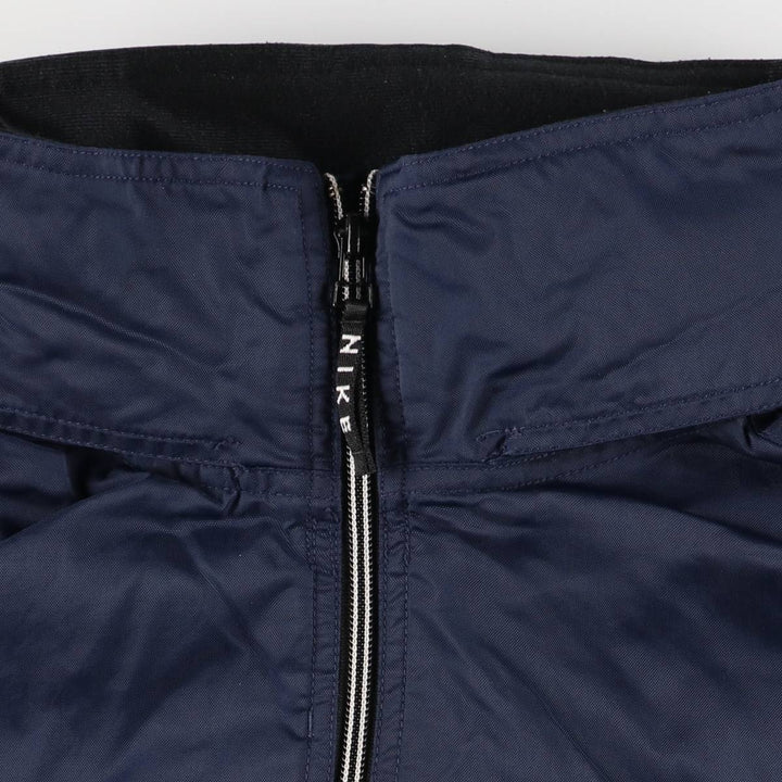90'S Vintage Nike Anorak Jacket, Men's Size L Nylon navy blue type Vintage Second Hand