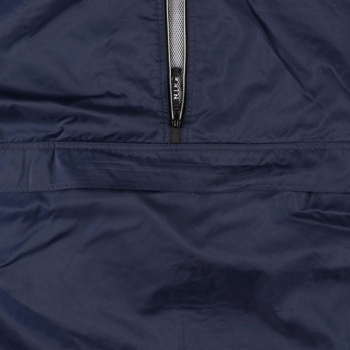 90'S Vintage Nike Anorak Jacket, Men's Size L Nylon navy blue type Vintage Second Hand