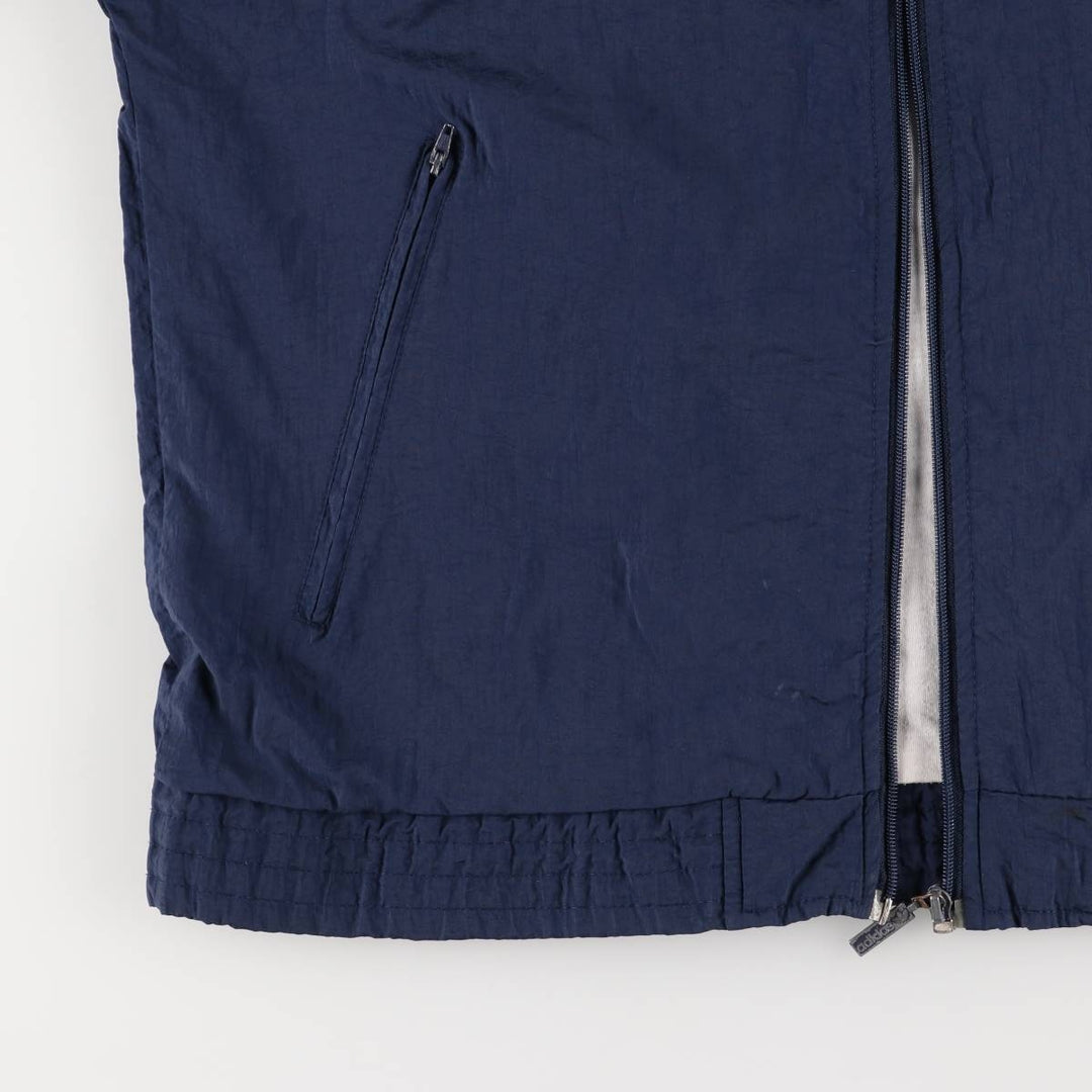 80'S Adidas Nylon Jacket, Men's M Size, Vintage Nylon navy blue type Vintage Second Hand
