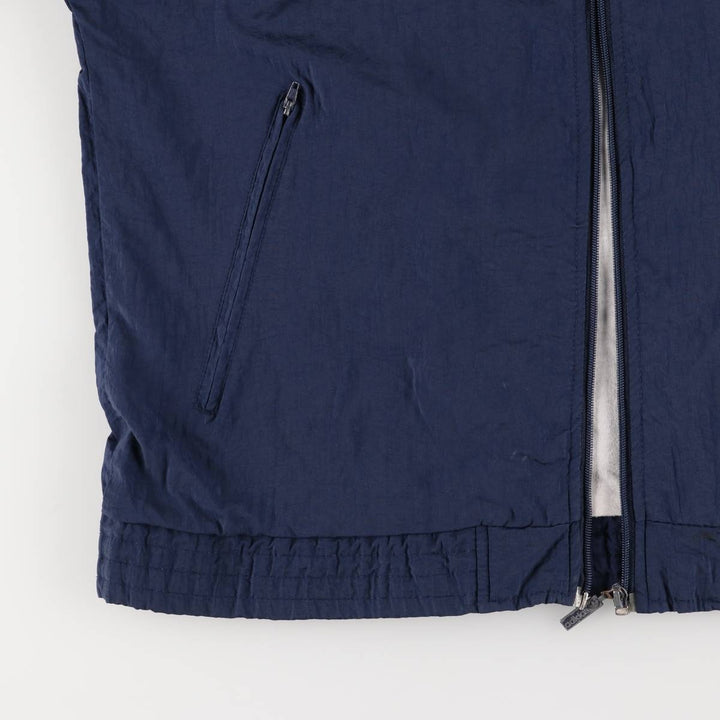 80'S Adidas Nylon Jacket, Men's M Size, Vintage Nylon navy blue type Vintage Second Hand