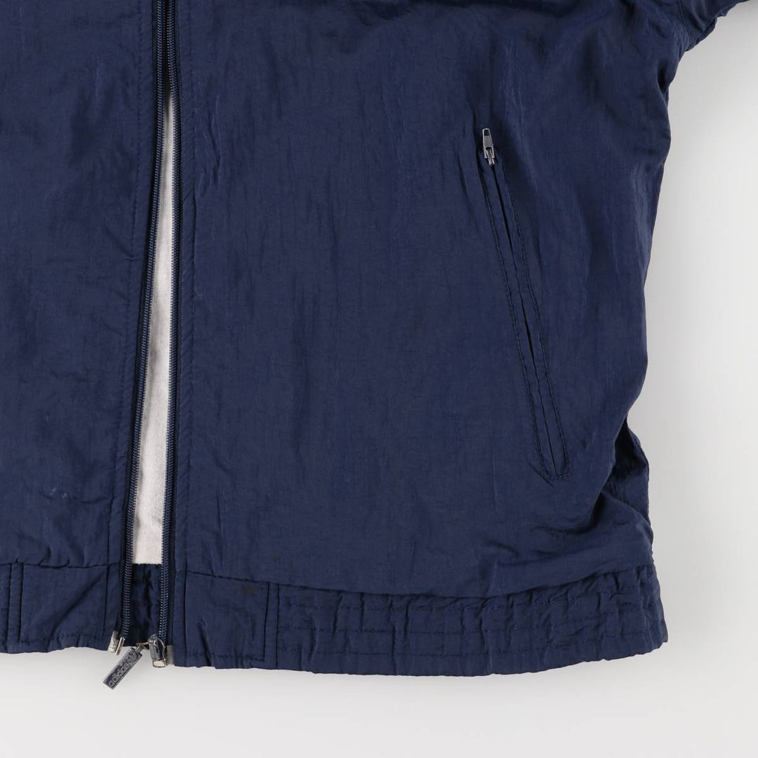 80'S Adidas Nylon Jacket, Men's M Size, Vintage Nylon navy blue type Vintage Second Hand