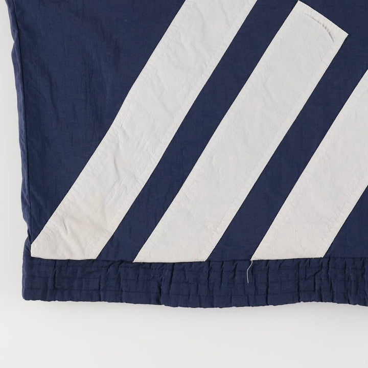 80'S Adidas Nylon Jacket, Men's M Size, Vintage Nylon navy blue type Vintage Second Hand