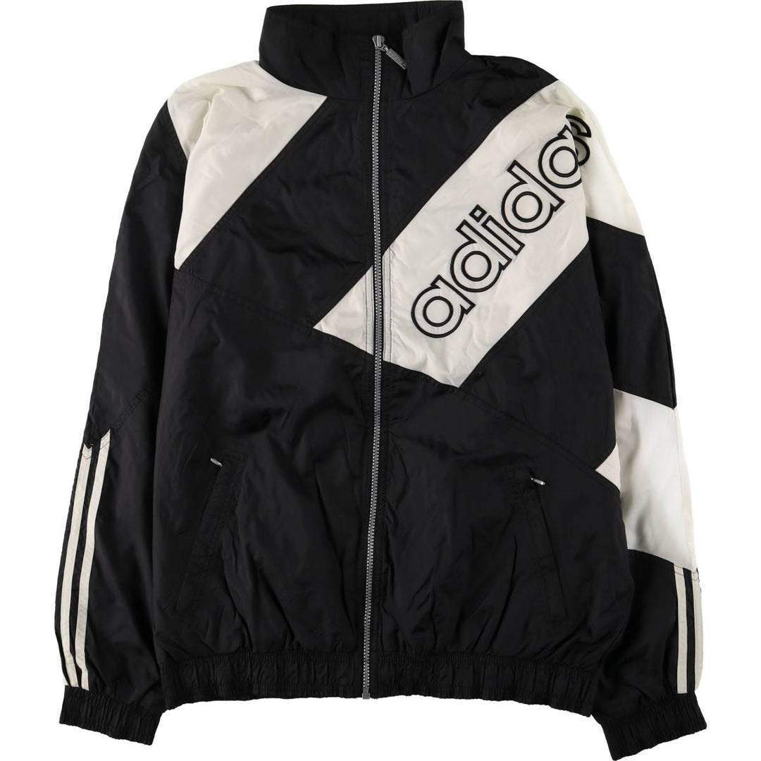 Vintage 80s-90'S Adidas nylon jacket, men's size M Nylon black type Vintage Second Hand