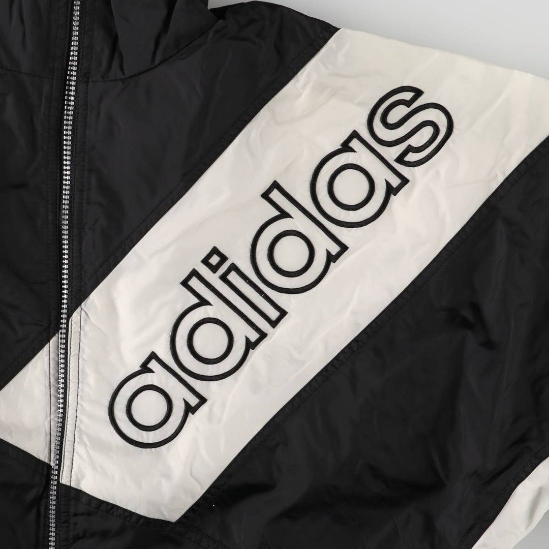 Vintage 80s-90'S Adidas nylon jacket, men's size M Nylon black type Vintage Second Hand
