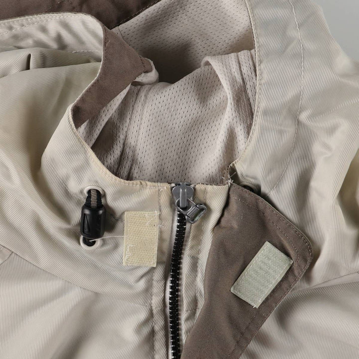 Vintage 90'S Nike Anorak Parka, Men's XXL Nylon Beige type Vintage Second Hand