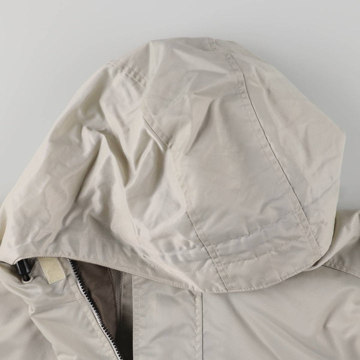 Vintage 90'S Nike Anorak Parka, Men's XXL Nylon Beige type Vintage Second Hand