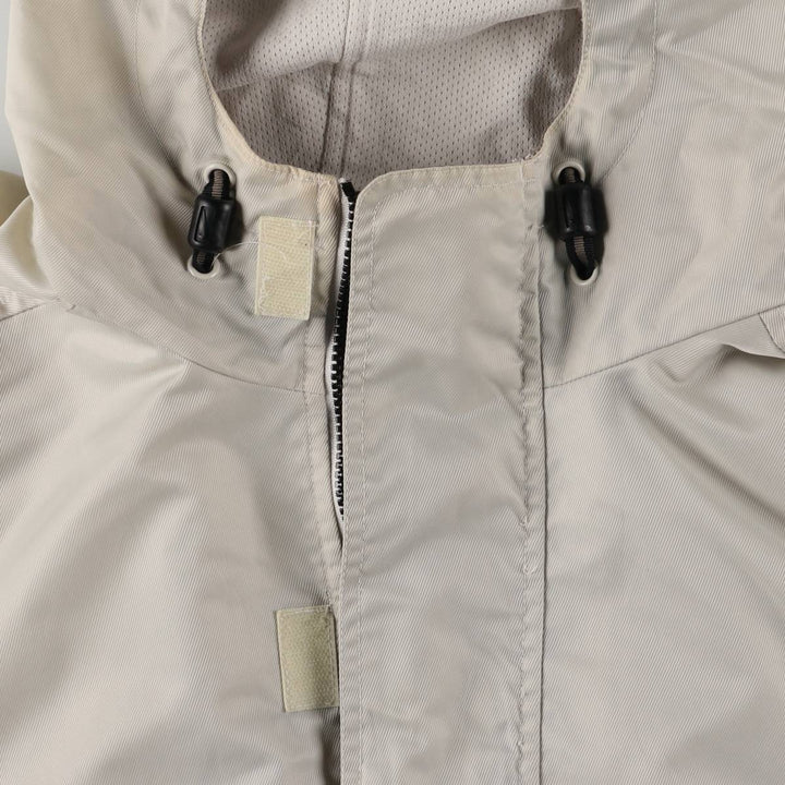 Vintage 90'S Nike Anorak Parka, Men's XXL Nylon Beige type Vintage Second Hand