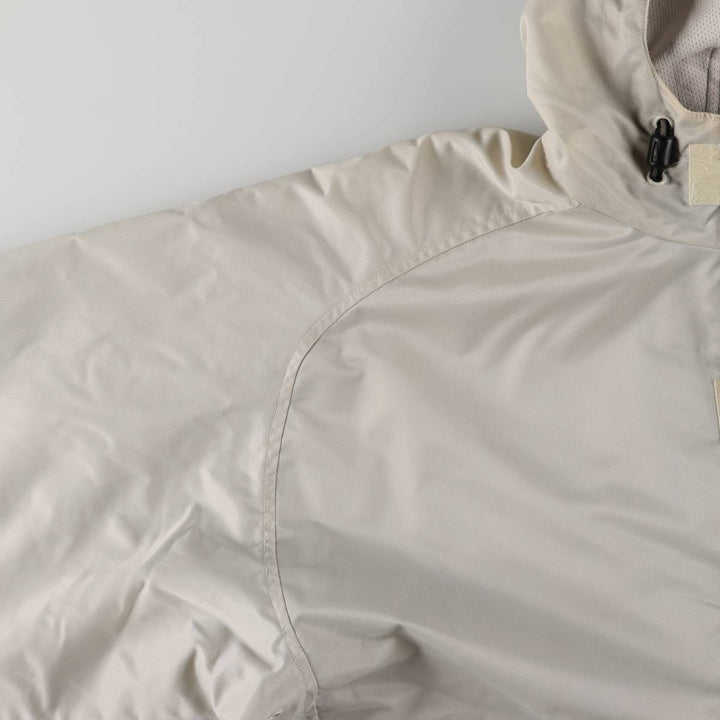 Vintage 90'S Nike Anorak Parka, Men's XXL Nylon Beige type Vintage Second Hand
