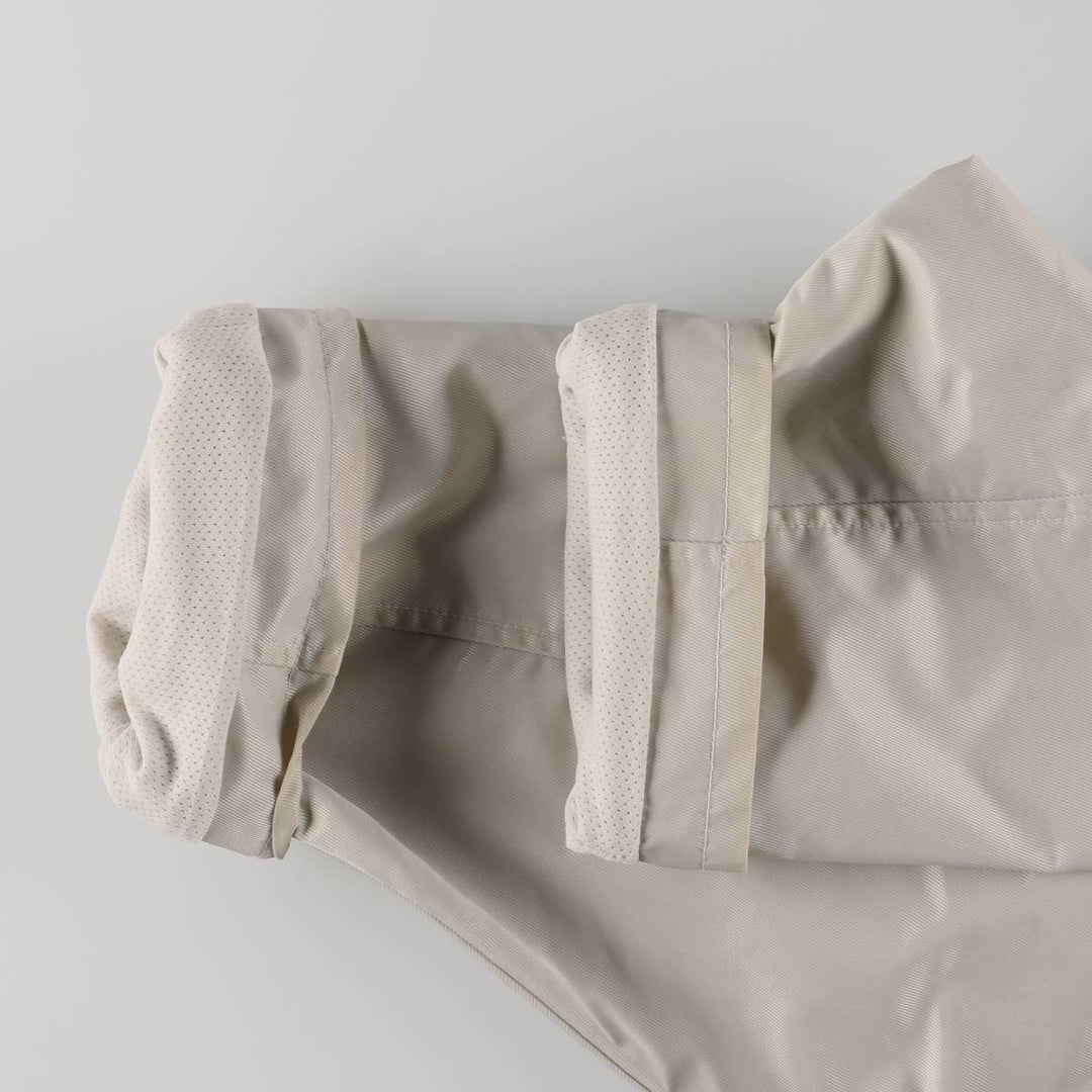 Vintage 90'S Nike Anorak Parka, Men's XXL Nylon Beige type Vintage Second Hand