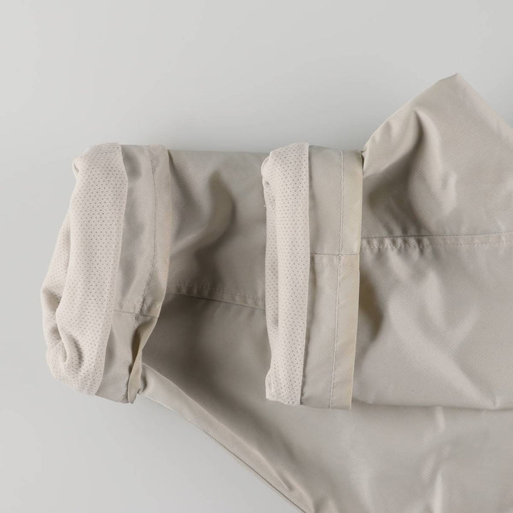 Vintage 90'S Nike Anorak Parka, Men's XXL Nylon Beige type Vintage Second Hand