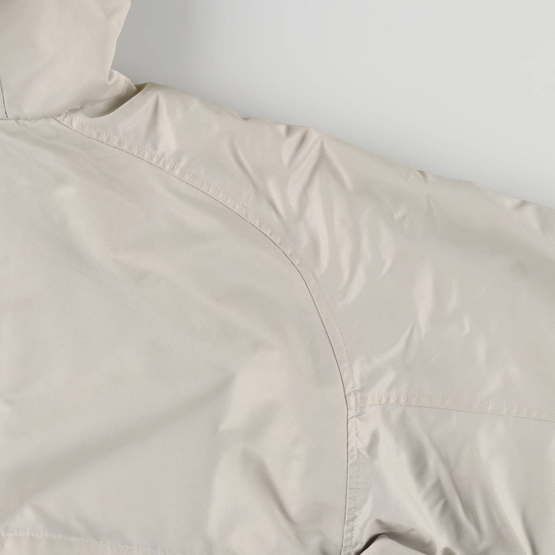 Vintage 90'S Nike Anorak Parka, Men's XXL Nylon Beige type Vintage Second Hand