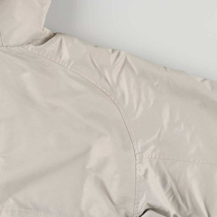 Vintage 90'S Nike Anorak Parka, Men's XXL Nylon Beige type Vintage Second Hand