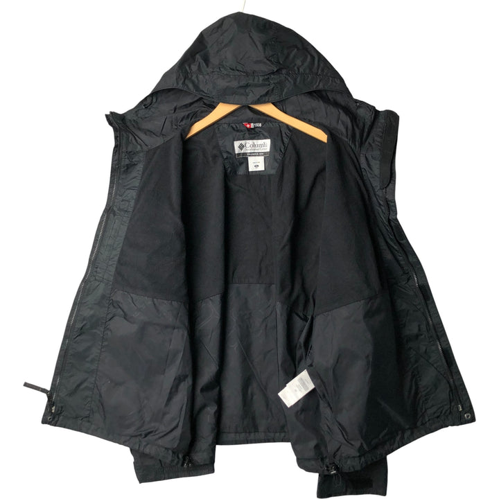 2000'S Columbia Mountain Parka Shell Jacket, Men's XL Nylon black type Vintage Second Hand
