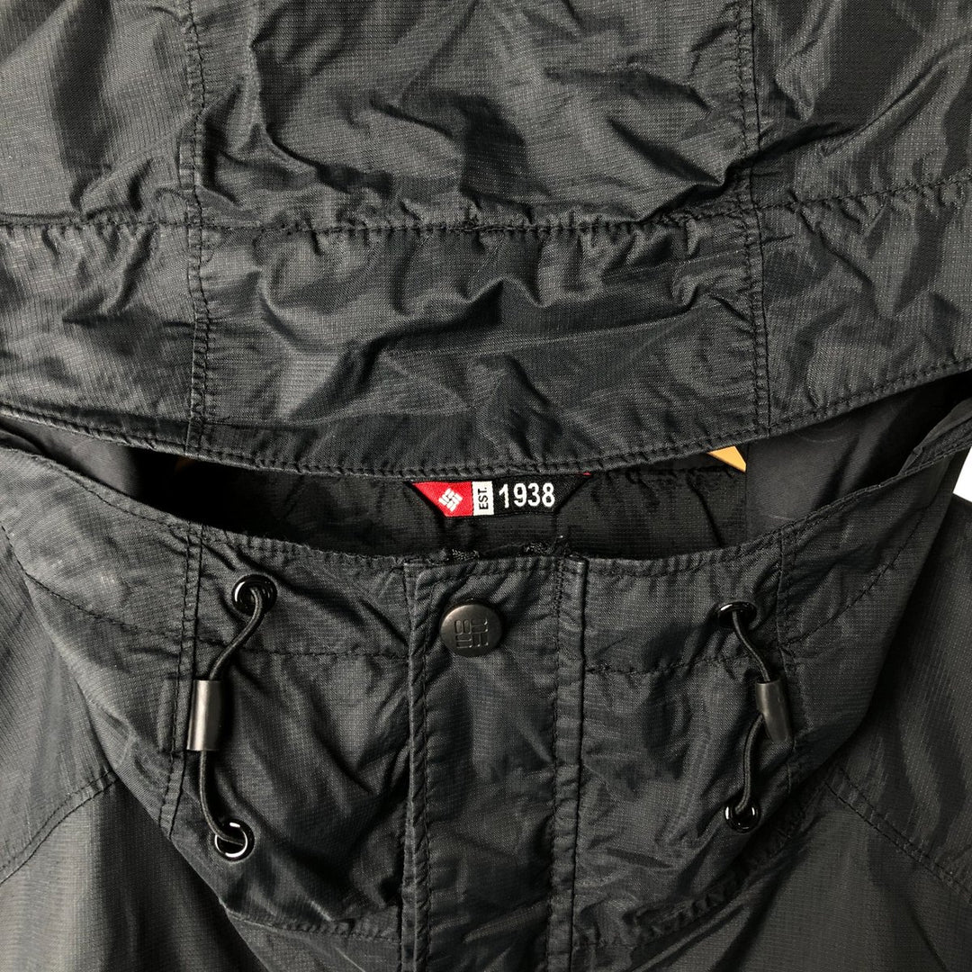 2000'S Columbia Mountain Parka Shell Jacket, Men's XL Nylon black type Vintage Second Hand