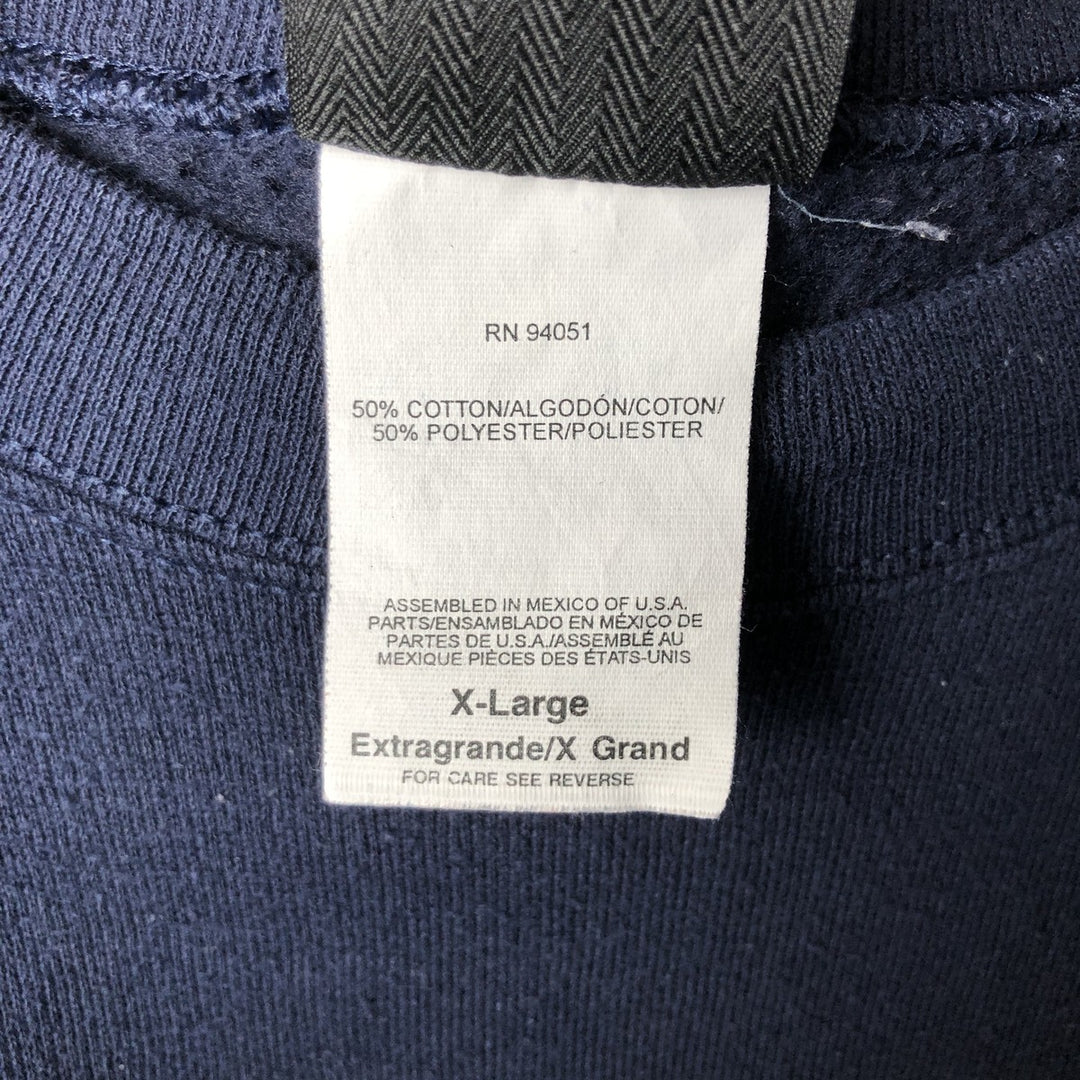 90'S Vintage TSi MICHIGAN University of Michigan College Sweatshirt, Men's Size XL cotton navy blue type Vintage Second Hand