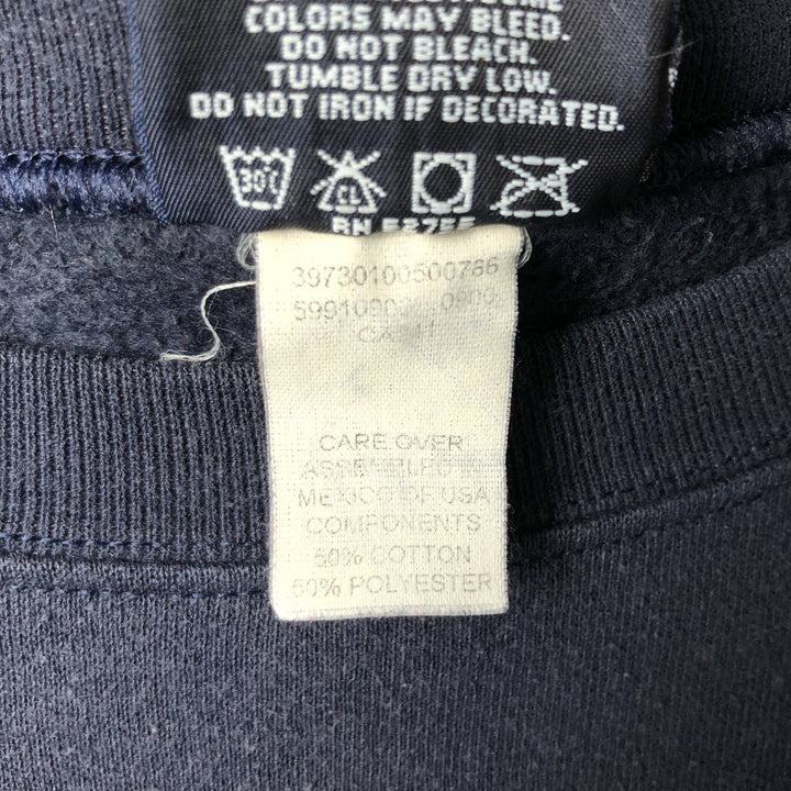 Jansport College Sweatshirt, Made in USA, Men's Size XL cotton navy blue type Vintage Second Hand