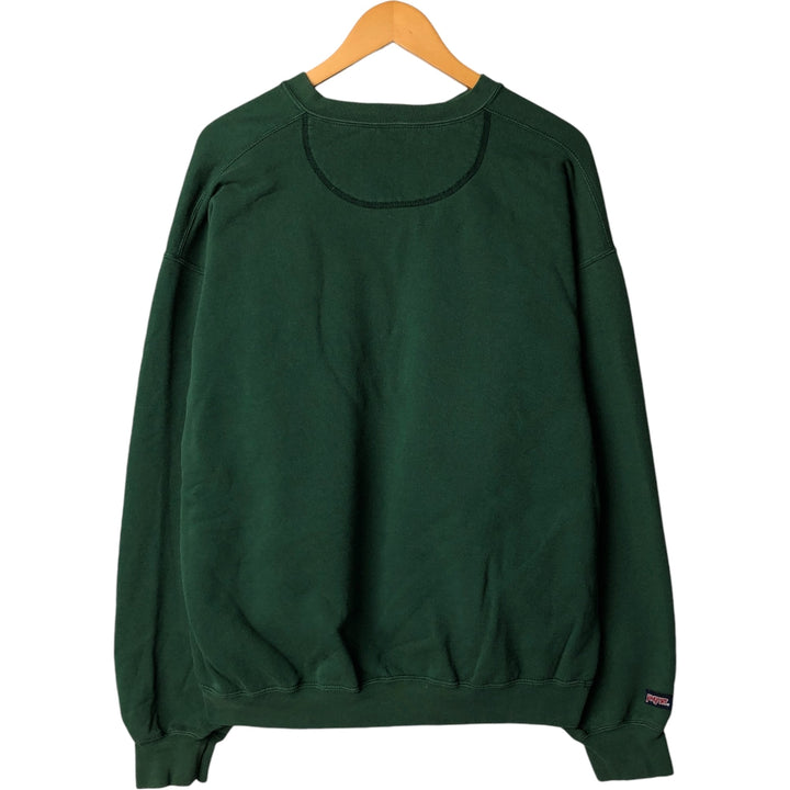 Jansport College Sweatshirt, Men's XL unclear green type Vintage Second Hand