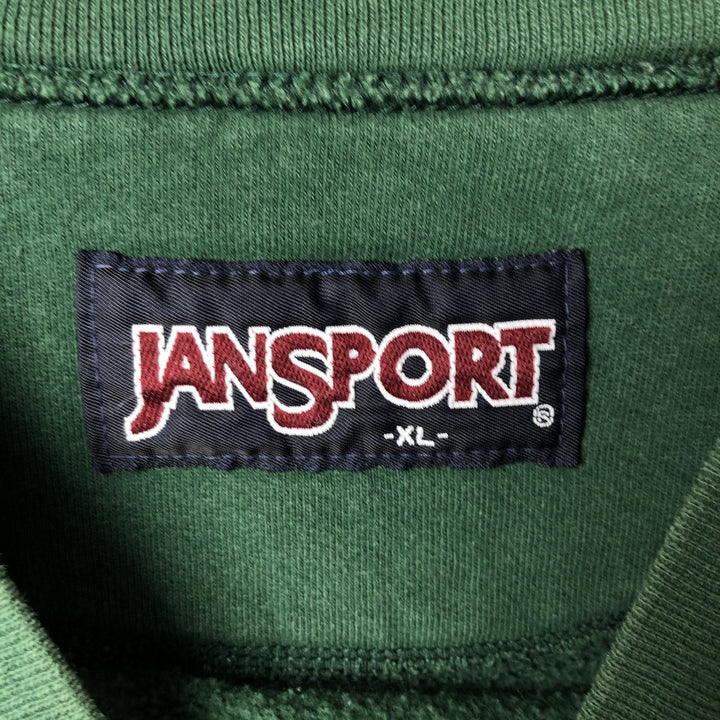 Jansport College Sweatshirt, Men's XL unclear green type Vintage Second Hand