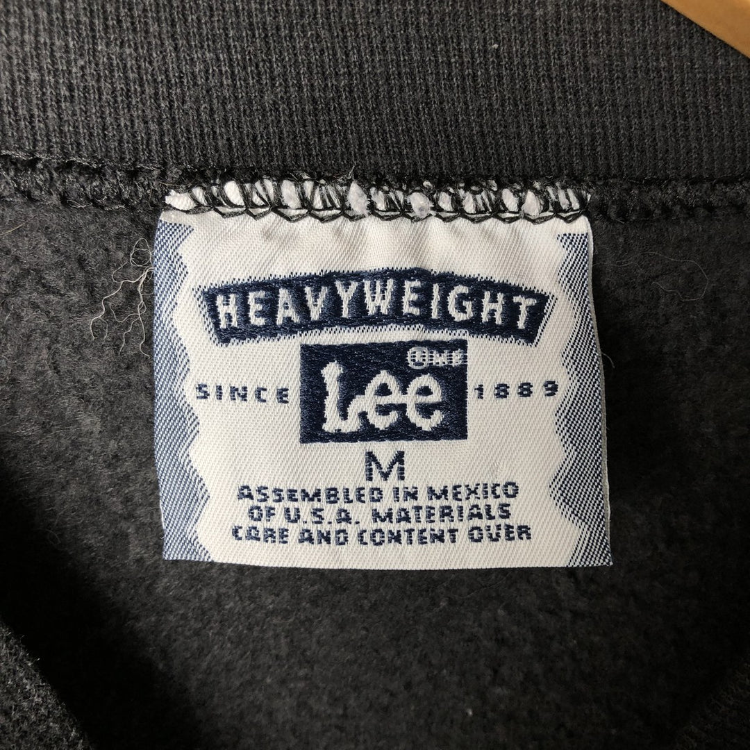 Vintage Lee college sweatshirt from the 90'S and 00s, size M, men's. cotton black type Vintage Second Hand