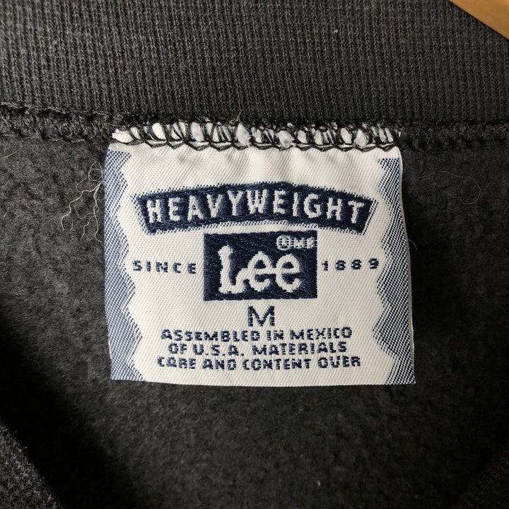 Vintage Lee college sweatshirt from the 90'S and 00s, size M, men's. cotton black type Vintage Second Hand