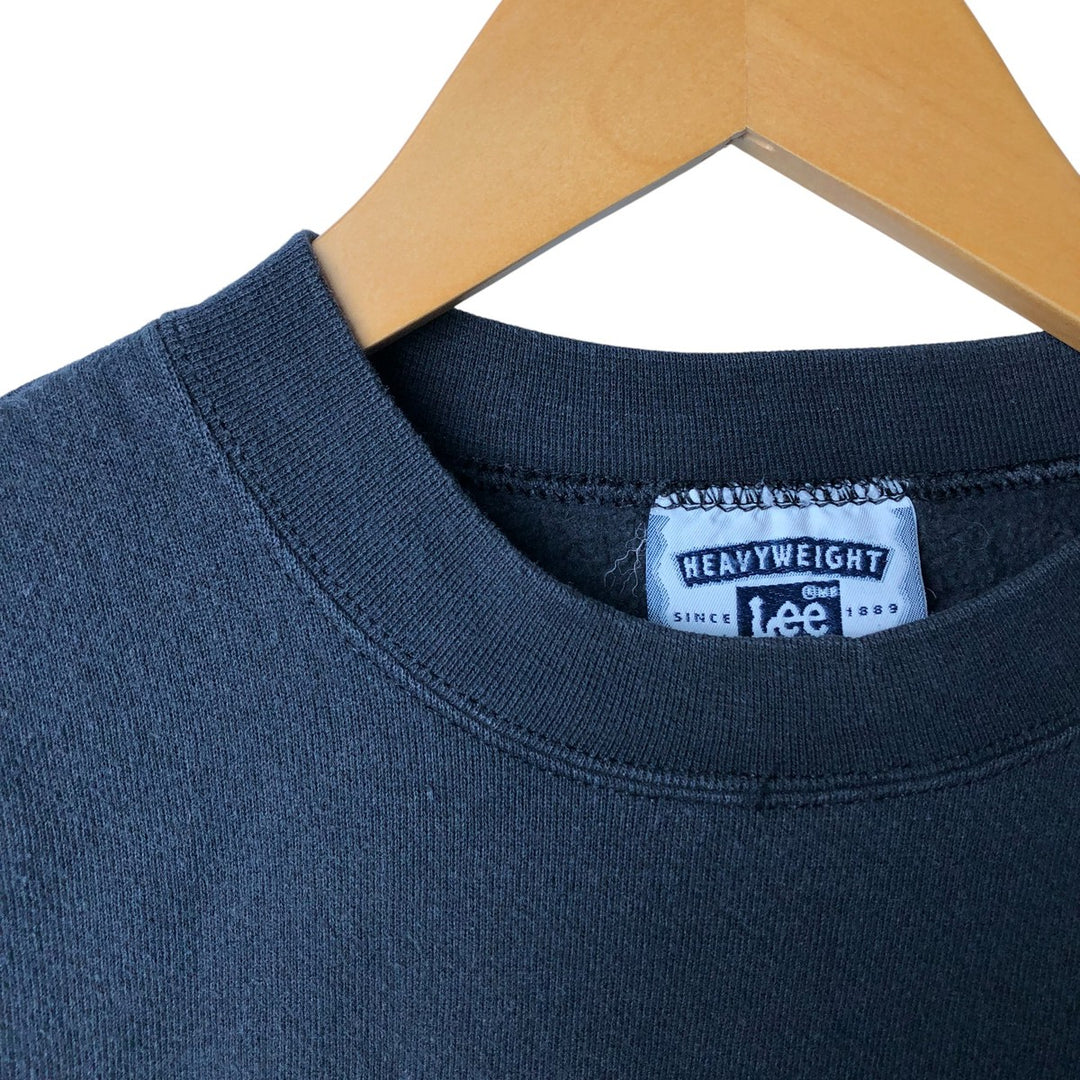 Vintage Lee college sweatshirt from the 90'S and 00s, size M, men's. cotton black type Vintage Second Hand
