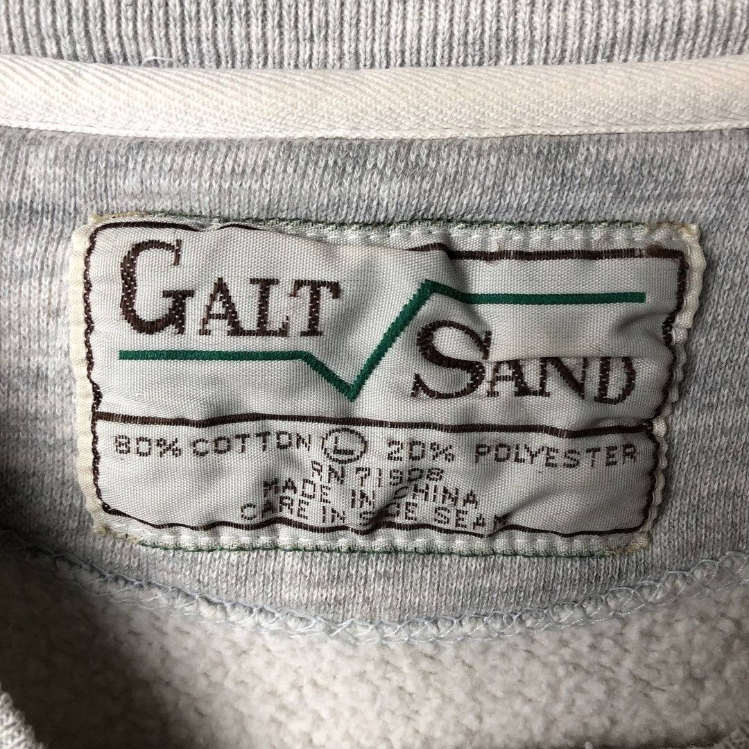 Vintage 1990'S GALT SAND NOTRE DAME University of Notre Dame college sweatshirt. cotton gray type Vintage Second Hand
