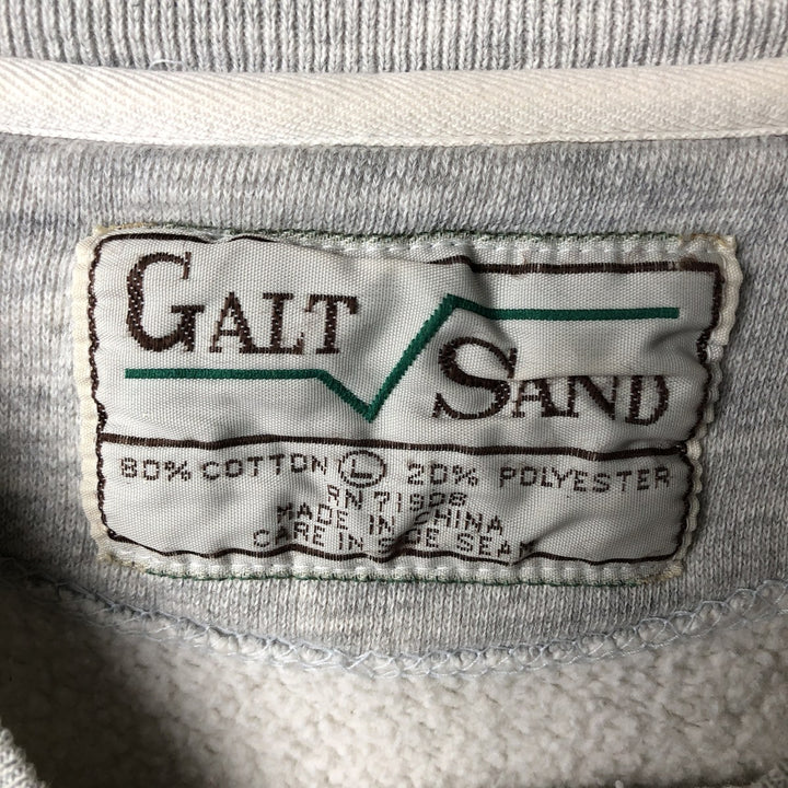 Vintage 1990'S GALT SAND NOTRE DAME University of Notre Dame college sweatshirt. cotton gray type Vintage Second Hand