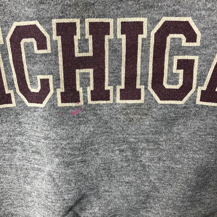 90'S The Cotton Exchange College Sweatshirt, Made in USA, Men's Size L, Vintage cotton Charcoal Vintage Second Hand