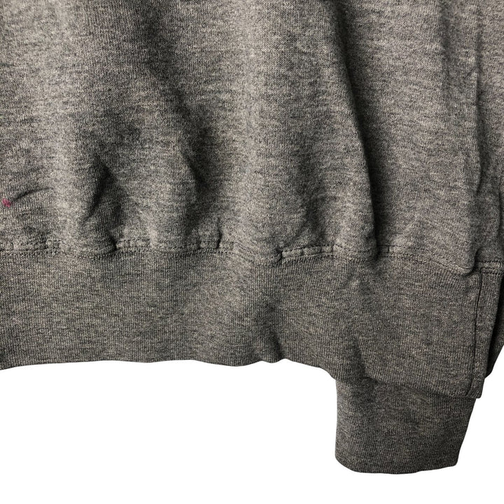 90'S The Cotton Exchange College Sweatshirt, Made in USA, Men's Size L, Vintage cotton Charcoal Vintage Second Hand