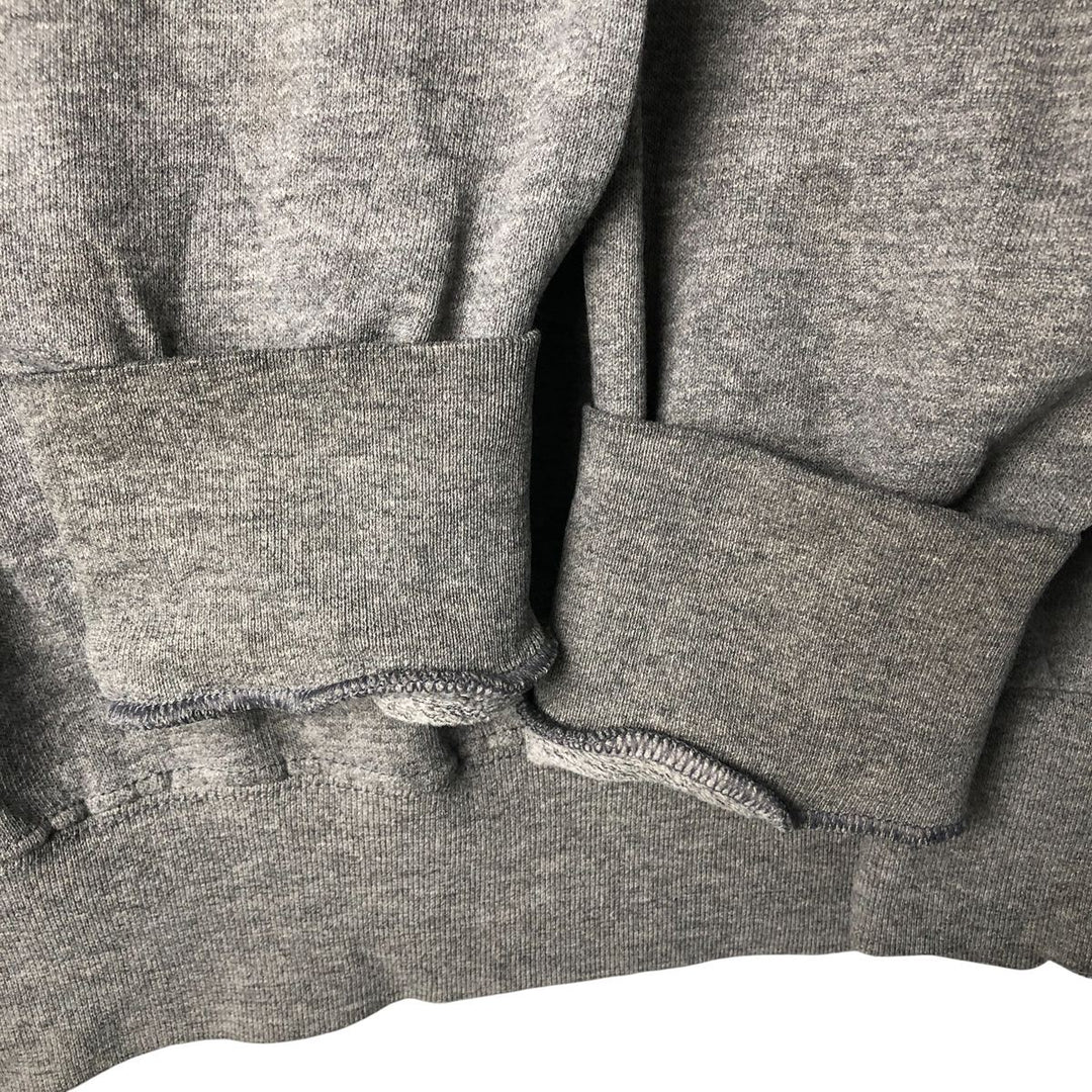 90'S The Cotton Exchange College Sweatshirt, Made in USA, Men's Size L, Vintage cotton Charcoal Vintage Second Hand