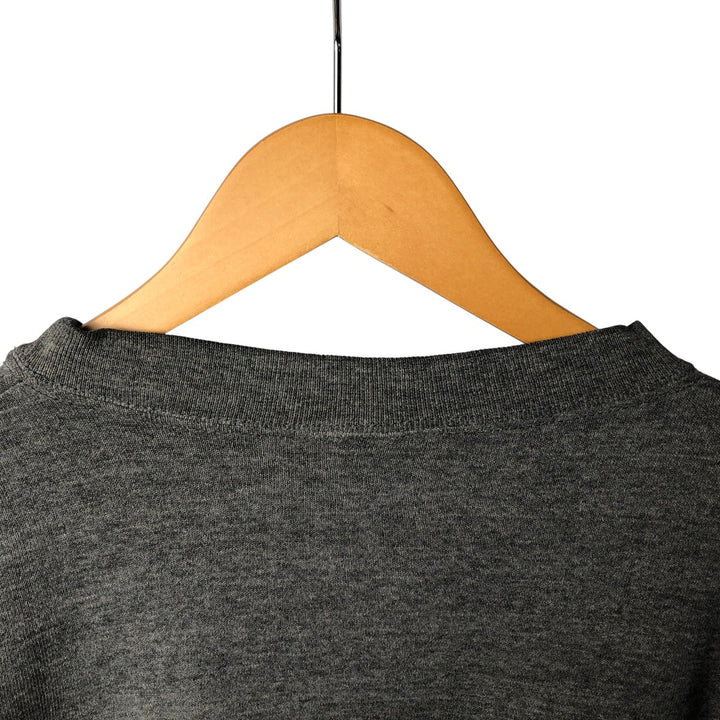 90'S The Cotton Exchange College Sweatshirt, Made in USA, Men's Size L, Vintage cotton Charcoal Vintage Second Hand