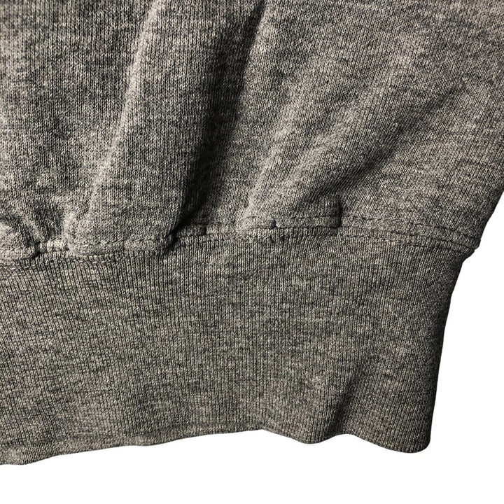 90'S The Cotton Exchange College Sweatshirt, Made in USA, Men's Size L, Vintage cotton Charcoal Vintage Second Hand