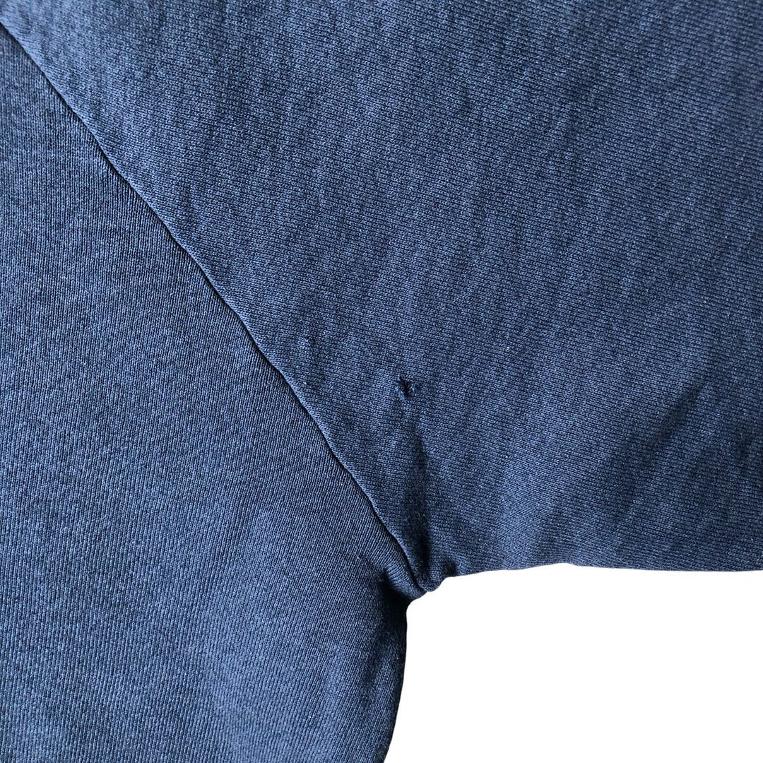 Men's college sweatshirt (XL size) unclear navy blue type Vintage Second Hand