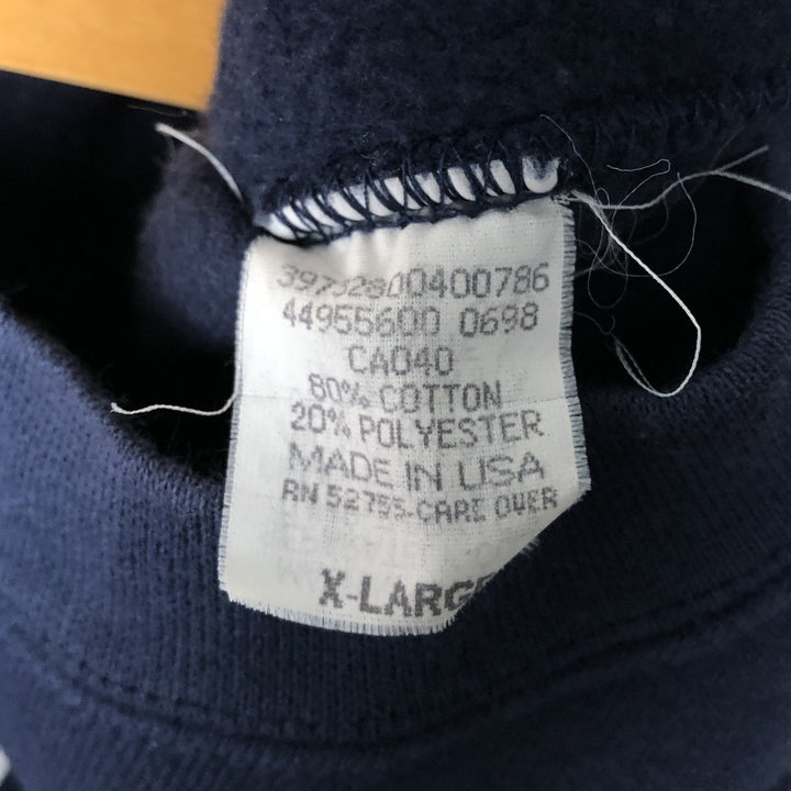 Vintage 1990'S JanSport Penn State University college sweatshirt, Made in USA, Men's XL cotton navy blue type Vintage Second Hand