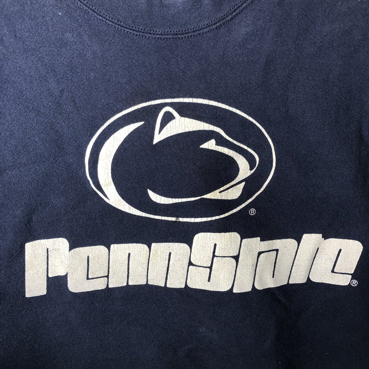 Vintage 1990'S JanSport Penn State University college sweatshirt, Made in USA, Men's XL cotton navy blue type Vintage Second Hand