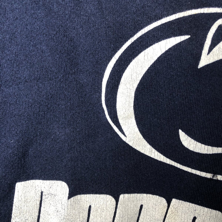 Vintage 1990'S JanSport Penn State University college sweatshirt, Made in USA, Men's XL cotton navy blue type Vintage Second Hand