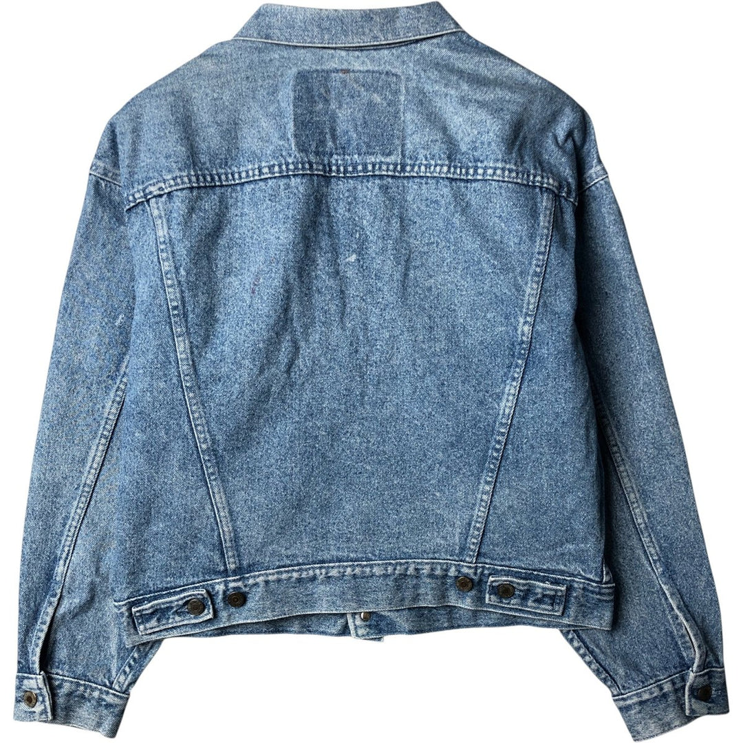 Vintage 1990'S Levi's 70598-4891 Large Patch Denim Jacket, Made in USA, Men's Size Medium cotton blue type Vintage Second Hand