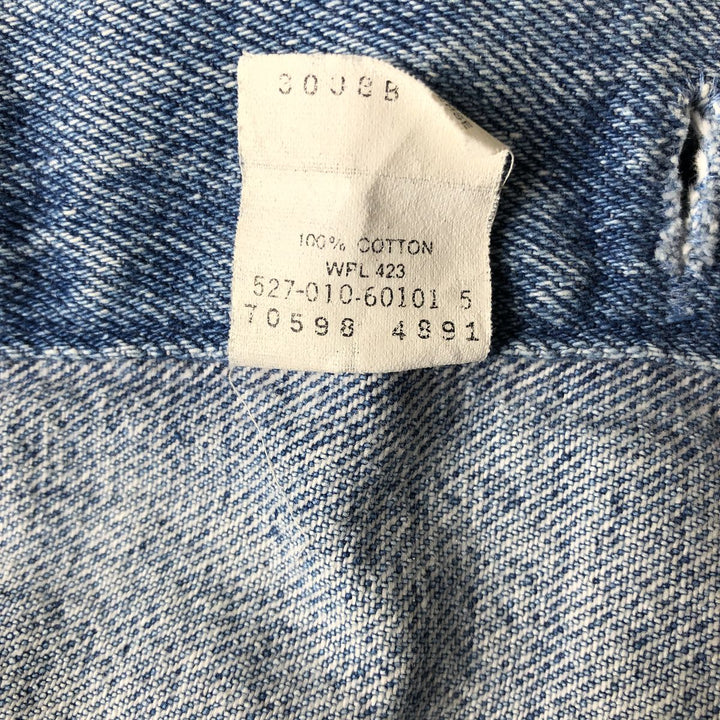 Vintage 1990'S Levi's 70598-4891 Large Patch Denim Jacket, Made in USA, Men's Size Medium cotton blue type Vintage Second Hand