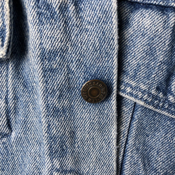 Vintage 1990'S Levi's 70598-4891 Large Patch Denim Jacket, Made in USA, Men's Size Medium cotton blue type Vintage Second Hand