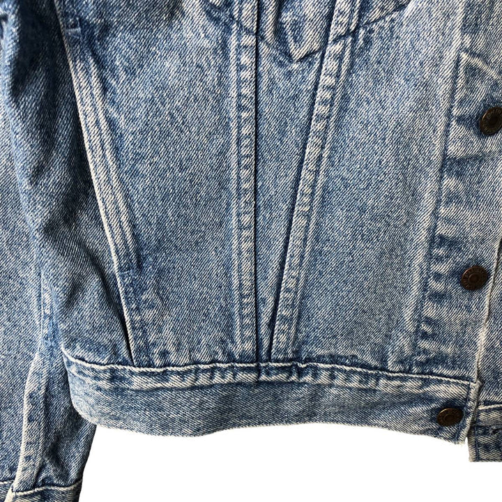 Vintage 1990'S Levi's 70598-4891 Large Patch Denim Jacket, Made in USA, Men's Size Medium cotton blue type Vintage Second Hand