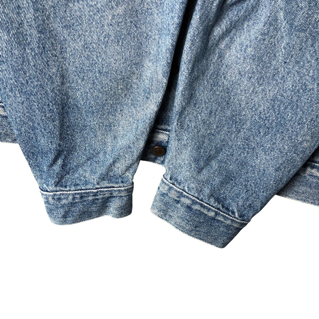 Vintage 1990'S Levi's 70598-4891 Large Patch Denim Jacket, Made in USA, Men's Size Medium cotton blue type Vintage Second Hand