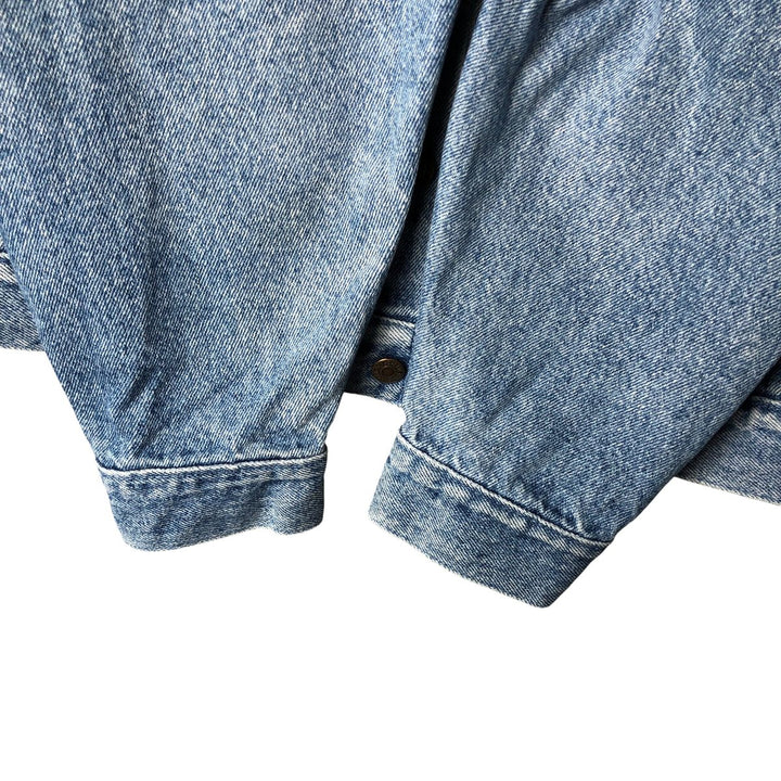 Vintage 1990'S Levi's 70598-4891 Large Patch Denim Jacket, Made in USA, Men's Size Medium cotton blue type Vintage Second Hand